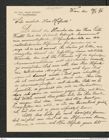 Nachlass Franz Steindachner, Brief von Franz Werner an Franz Steindachner (29.08.1896), Inv.Nr. 584.01, Seite 1